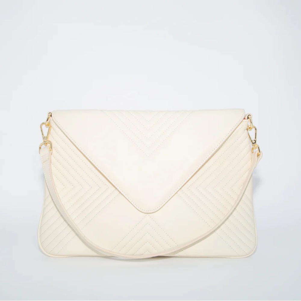 G’Juan Xavier Uptown Mini - Vintage Cream w/ Burgundy Interior